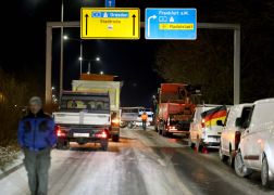 Unangemelde Strassenblockaden In Jena 14